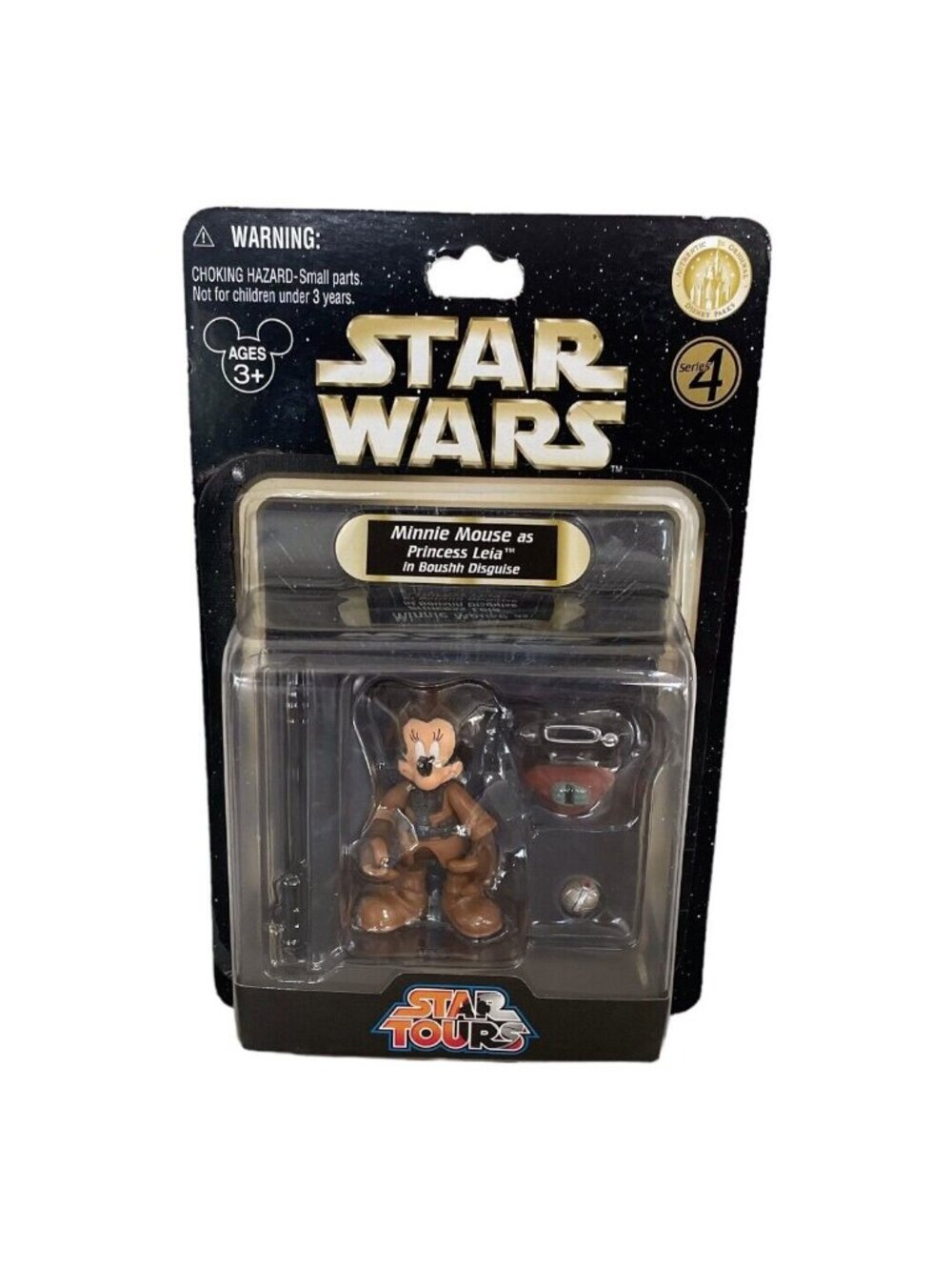 Disney Parks Star Tours Star Wars Minnie Mouse as Princess Leia Series 4 Figure